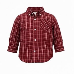 Gymboree Plaid Button Down Shirt size: 12-18mos.